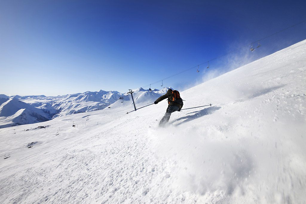 Гудаури — один из лучших лыжных курортов Европы