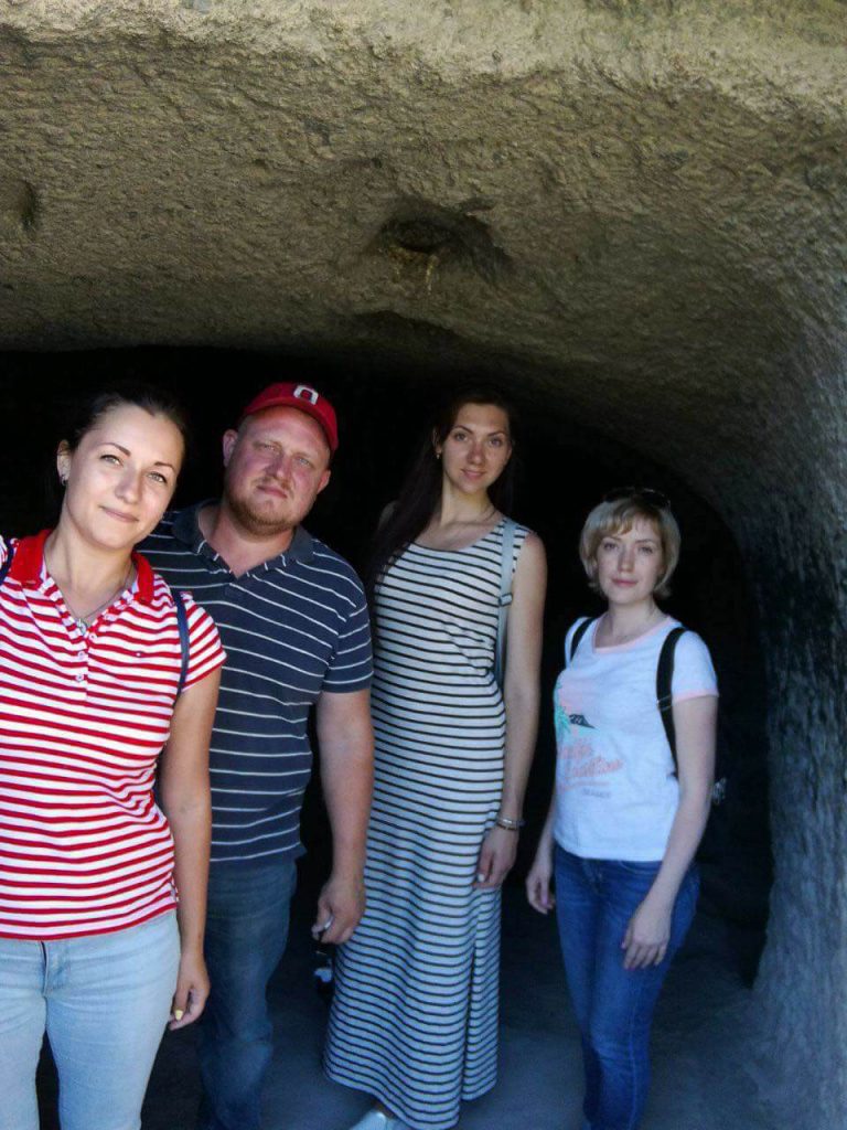 Мы в пещерах Вардзии